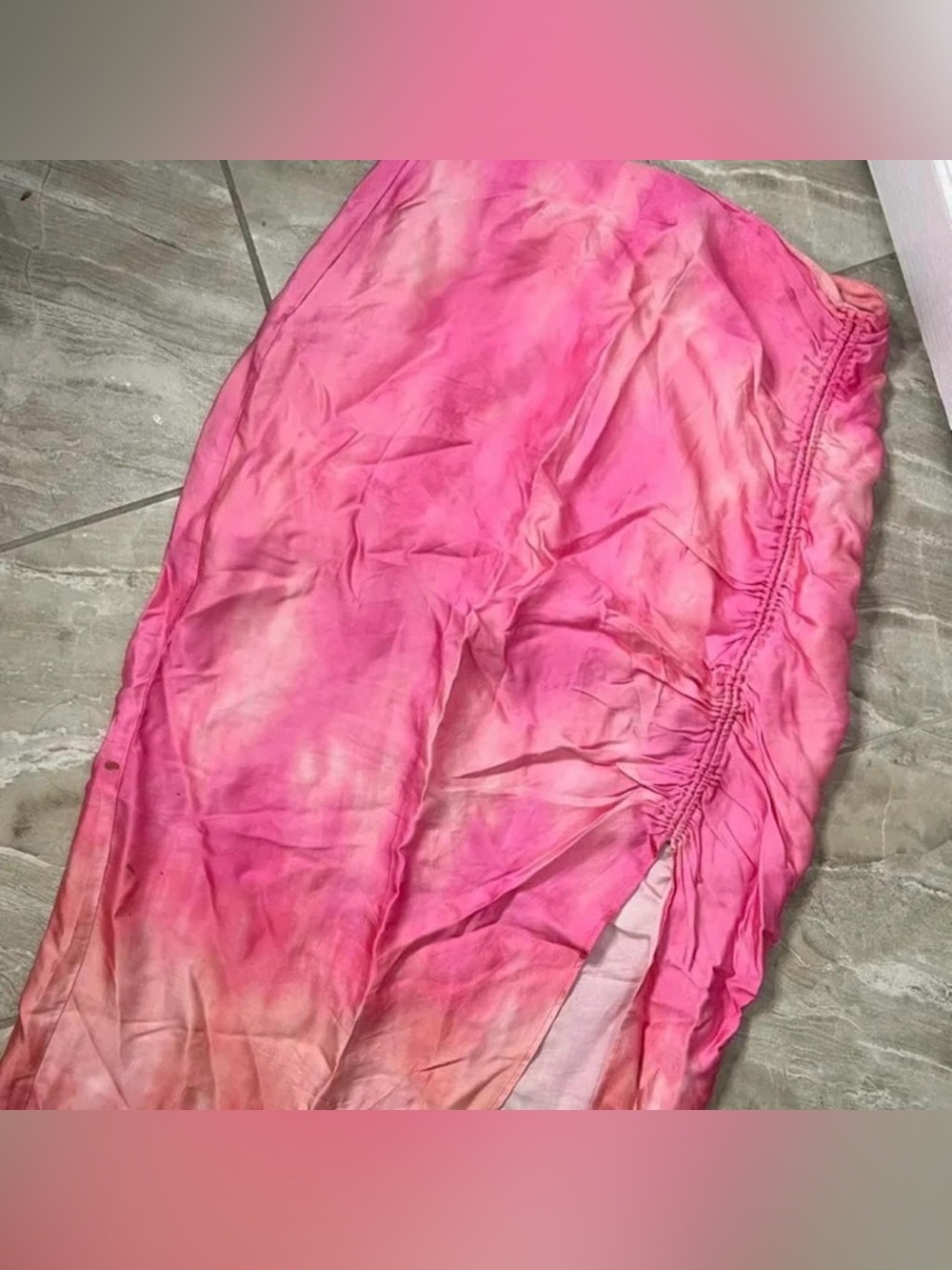 Zara satin skirt small